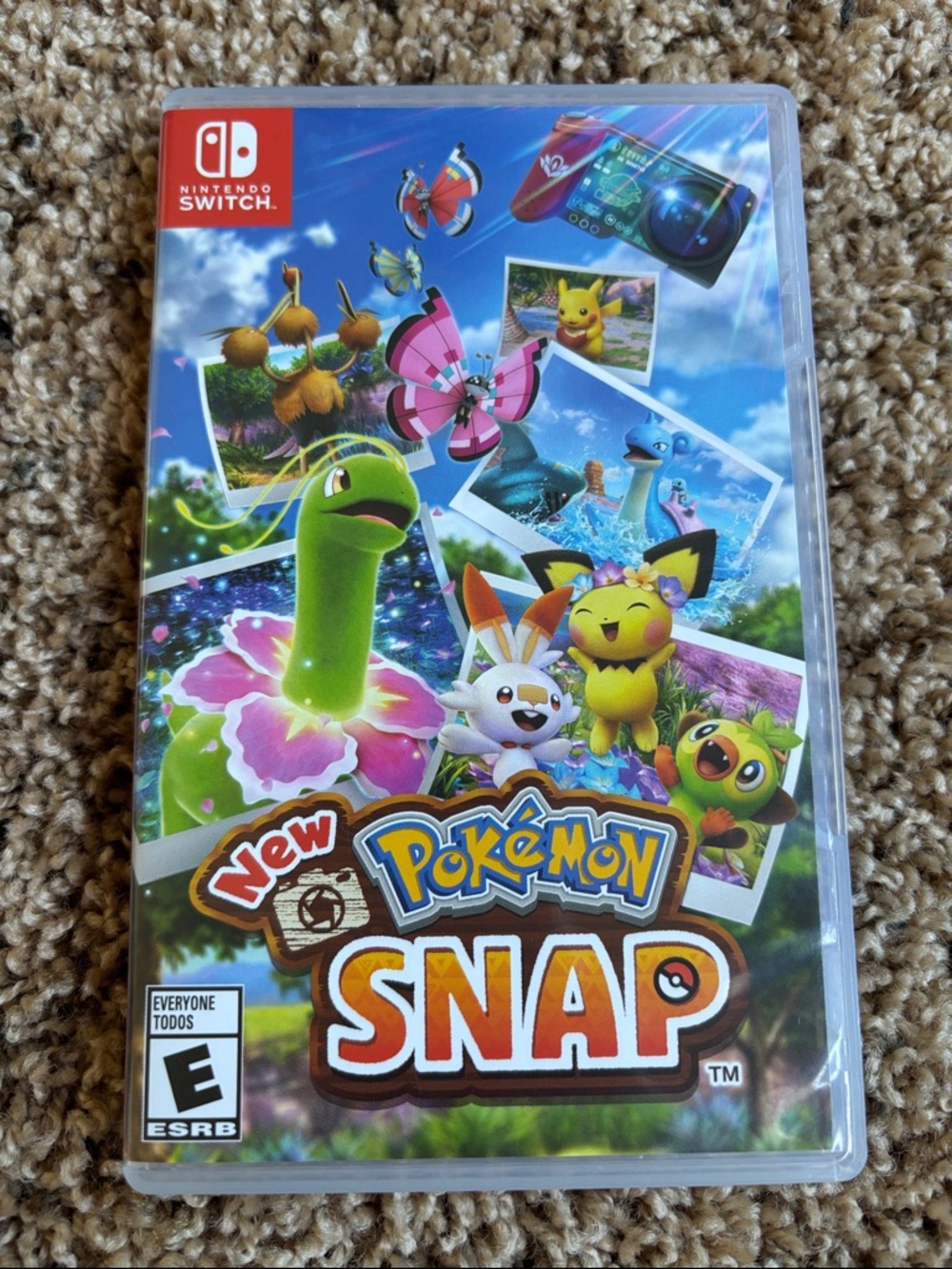Nintendo Switch Pokémon Snap Game Physical Case and Game